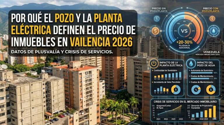 Por qué el pozo y la planta eléctrica definen el precio de inmuebles en Valencia